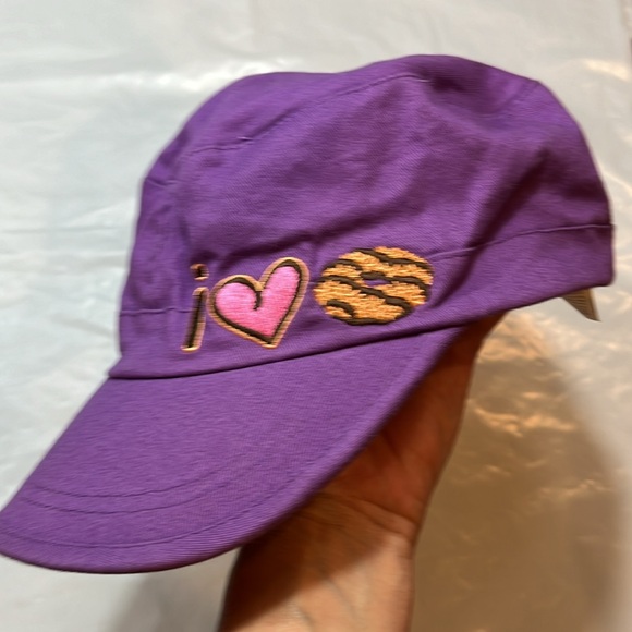 GIRL SCOUTS cap I LOVE Cookies PURPLE HAT adjustable I ❤️ Samoas canvas fits 8+ - Picture 10 of 10